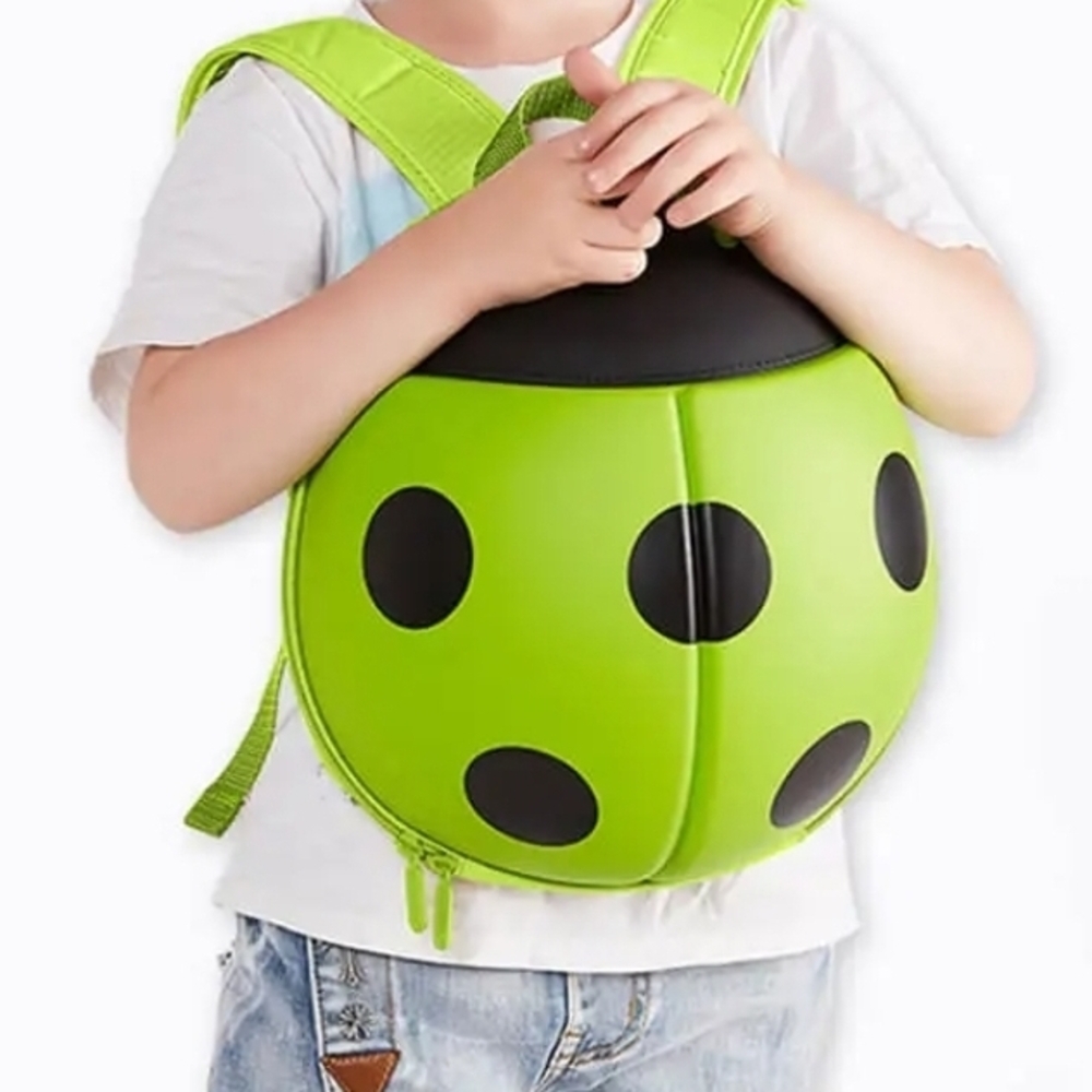 Green Ladybug Backpack - Picture 2 of 5